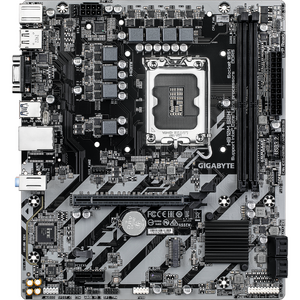 Placa de baza GIGABYTE H810M S2H, LGA1851, DDR5, mATX, Negru