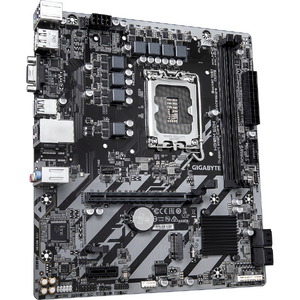 Placa de baza GIGABYTE H810M S2H, LGA1851, DDR5, mATX, Negru