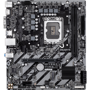 Placa de baza GIGABYTE H810M H, LGA1851, DDR5, mATX, Negru