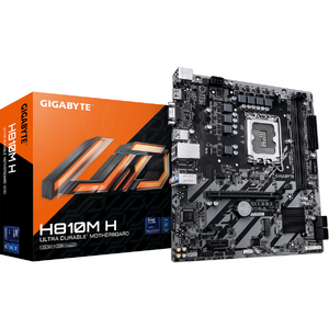 Placa de baza GIGABYTE H810M H, LGA1851, DDR5, mATX, Negru