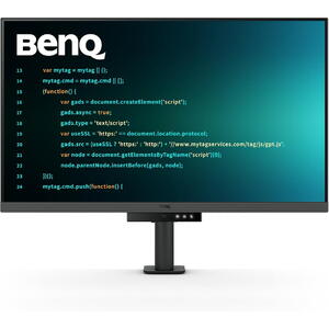 Monitor BenQ RD320UA, 31.5", IPS, 4K, HDMI, Display Port, USB-C 90W, Boxe, Pivot, MoonHalo Backlight, Brat Flexibil, 5 ms, Negru 9H.LMTLA.TBE