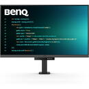 RD320UA, 31.5", IPS, 4K, HDMI, Display Port, USB-C 90W, Boxe, Pivot, MoonHalo Backlight, Brat Flexibil, 5 ms, Negru 9H.LMTLA.TBE