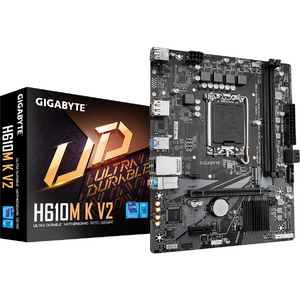 Placa de baza GIGABYTE H610M K V2, LGA 1700, DDR5, mATX, Negru