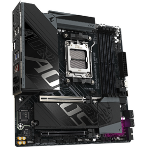 Placa de baza GIGABYTE B850M AORUS ELITE WIFI6E, AM5, DDR5, Wi-Fi, BT, mATX, Negru