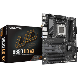 Placa de baza GIGABYTE B650 UD AX, AM5, DDR5, ATX, Negru