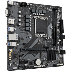 Placa de baza GIGABYTE B760M E, Socket 1700, DDR5, mATX, Negru