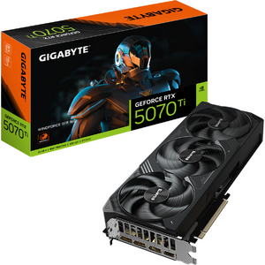 GIGABYTE GeForce RTX 5070 Ti WINDFORCE SFF 16G, 256-bit, GDDR7, Negru