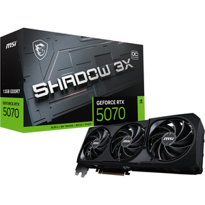 MSI GeForce RTX 5070 12G SHADOW 3X OC, GDDR7, 192-bit, Negru