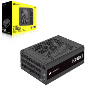 Sursa Corsair HX1500i (C20), 1500W, 80 PLUS Platinum, Full Modulara, ATX 3.1, Negru