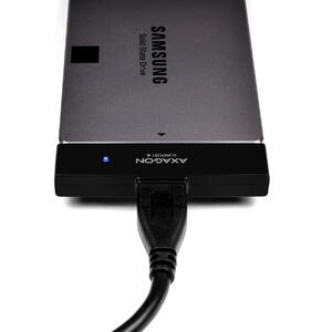 AXAGON Rack Extern ADSA-1S6, USB 3.0,  SATA 6G UASP, HDD Adaptor Extern, 2.5", Negru Resigilat/Reparat