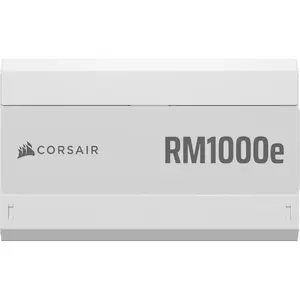 Sursa Corsair RM1000e (2025), 1000 W, ATX 3.1, PCIe 5.1, 80 PLUS GOLD, Full Modulara, Low-Noise, Alb