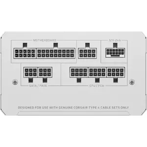 Sursa Corsair RM1000e (2025), 1000 W, ATX 3.1, PCIe 5.1, 80 PLUS GOLD, Full Modulara, Low-Noise, Alb
