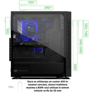 Carcasa SILENTIUM PC Armis AR5 TG Resigilat/Reparat