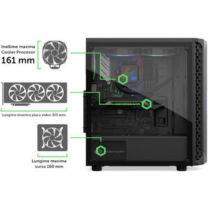 Carcasa SILENTIUM PC Signum SG1Q EVO TG ARGB Resigilat/Reparat