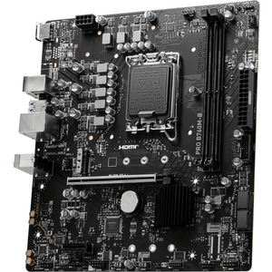 Placa de baza MSI PRO B760M-B, LGA1700, DDR4, mATX, Negru
