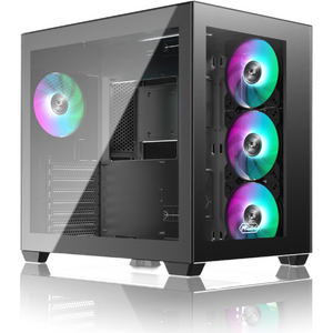 Carcasa RAIJINTEK PAEAN C7 TG4, MiddleTower, ATX, Negru