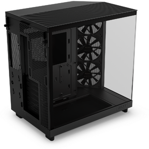 Carcasa NZXT H6 Flow, Compact Dual-chamber, MiddleTower, Negru Resigilat/Reparat