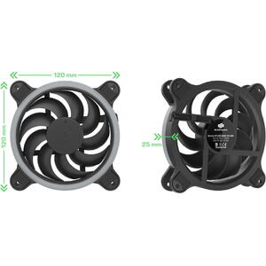 Ventilator SILENTIUM PC Corona EVO HP ARGB 120 3pack Resigilat/Reparat