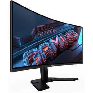 Monitor GIGABYTE G34WQCP, 34", VA, UHD, 3440 x 1440, 180Hz , HDMI, Display Port, Curbat, Boxe, 1ms, Negru Resigilat/Reparat