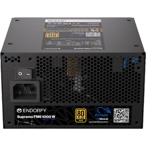Sursa ENDORFY Supremo FM6 1000 W, ATX 3.1, PCIe 5.1, 80 PLUS GOLD, Full Modulara, Negru
