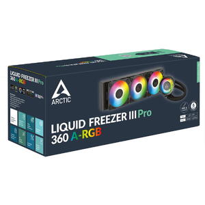 Cooler ARCTIC Liquid Freezer III Pro 360 A-RGB, Racire cu lichid, AIO 360mm, Intel/ AMD, Negru