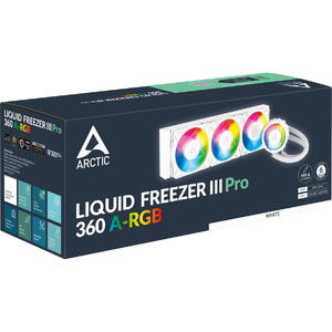 Cooler ARCTIC Liquid Freezer III Pro 360 A-RGB, Racire cu lichid, AIO 360mm, Intel/ AMD, Alb