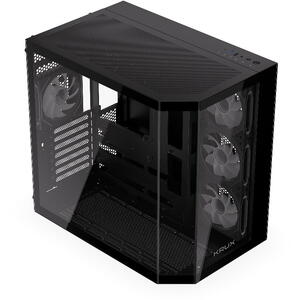 Carcasa Krux Empero, MiddleTower, ATX, Negru