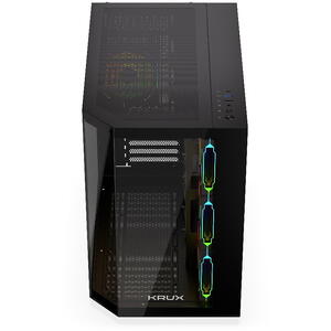 Carcasa Krux Empero, MiddleTower, ATX, Negru