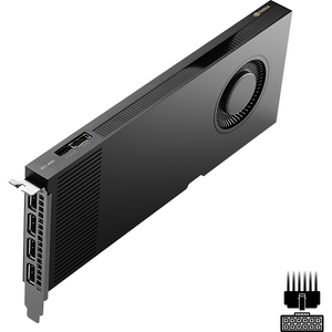 PNY NVIDIA RTX 4000 Ada, 20 GB GDDR6, PCI Express 4.0 x16, Negru