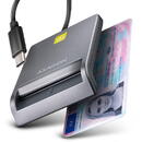 Cititor de carduri Smart Card FlatReader CRE-SM3TC, USB-C
