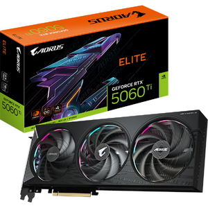 GIGABYTE AORUS GeForce RTX 5060 Ti ELITE 16G, 128 bit, GDDR7, Negru