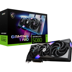 MSI GeForce RTX 5080 16G GAMING TRIO, GDDR7, 256 bit, Negru