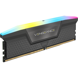Corsair Memorie DDR5, 64GB, KIT 2x32GB, 6000MT/s, C38, 1.35V, XMP&EXPO, Negru, RGB, Vengeance