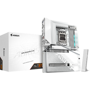 Placa de baza GIGABYTE X870 AORUS STEALTH ICE, AM5, DDR5, BT, Wi-Fi, ATX, Alb