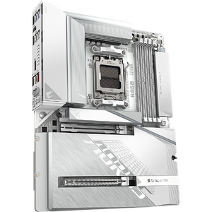 Placa de baza GIGABYTE B850 AORUS STEALTH ICE, AM5, BT, Wi-Fi, ATX, Alb