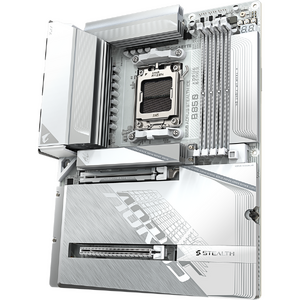 Placa de baza GIGABYTE B850 AORUS STEALTH ICE, AM5, BT, Wi-Fi, ATX, Alb