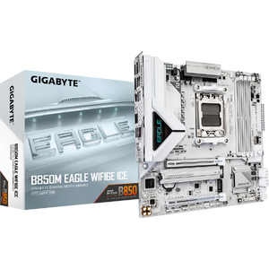 Placa de baza GIGABYTE B850M EAGLE WF6E ICE