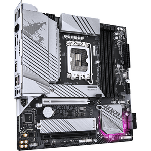 Placa de baza GIGABYTE B760M AORUS ELITE WIFI6E GEN5, LGA1700, DDR5, BT, mATX, Alb
