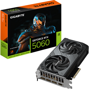 GIGABYTE GeForce RTX 5060 WINDFORCE 8G, GDDR7, 128 bit, Negru