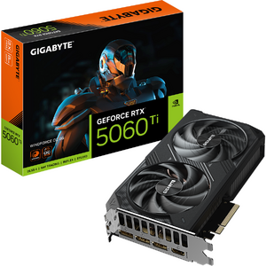 GIGABYTE GeForce RTX 5060 Ti WINDFORCE OC 8G, 128 bit, Negru