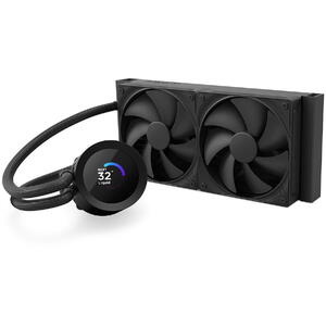 Cooler NZXT Kraken Plus 240 V2, 240mm, pompa cu ecran LCD, Negru