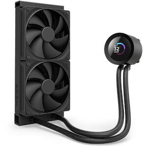 Cooler NZXT Kraken Plus 240 V2, 240mm, pompa cu ecran LCD, Negru