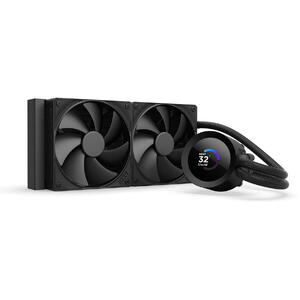 Cooler NZXT Kraken Plus 240 V2, 240mm, pompa cu ecran LCD, Negru