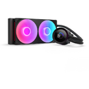 Kraken Plus 240 RGB, 240mm, pompa cu ecran LCD, Negru