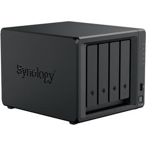 Synology DiskStation DS425+, 4-Bay, Intel Celeron J4125 2.7GHz Turbo, 2GB DDR4, SATA & M.2 NVMe, 1x1GbE + 1x2.5GbE, USB 3.2, max 108TB, RAID, Negru
