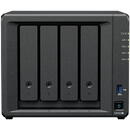DiskStation DS425+, 4-Bay, Intel Celeron J4125 2.7GHz Turbo, 2GB DDR4, SATA & M.2 NVMe, 1x1GbE + 1x2.5GbE, USB 3.2, max 108TB, RAID, Negru