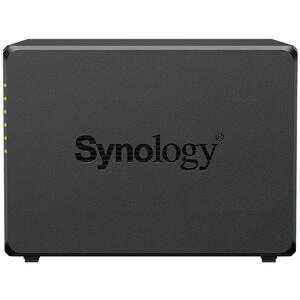 Synology DiskStation DS1525+, 5-Bay, AMD Ryzen V1500B 2.2GHz, 8GB DDR4 ECC, max 32GB, SATA & M.2 NVMe, 2x2.5GbE, USB 3.2, PCIe, max 108TB, RAID, Hot Swap, Negru