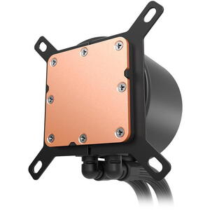 Cooler NZXT Kraken Plus 360 RGB, 360mm, pompa cu ecran LCD, Negru