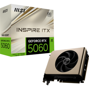 MSI GeForce RTX 5060 8G INSPIRE ITX OC, GDDR7, 128 bit
