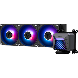 Cooler MSI MAG CORELIQUID A15 360, Racire cu lichid, AIO 360mm, RGB, Intel/ AMD, Negru